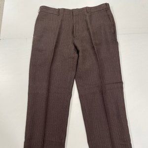Ralph Lauren Flax Linen blend pinstripe pant